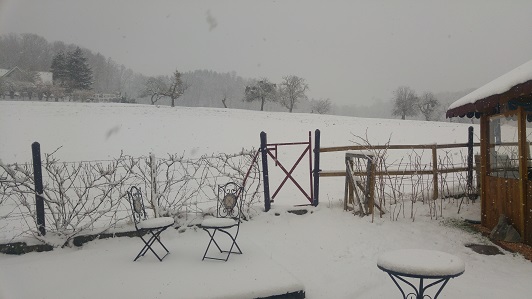 Bild vom Schnee in Graz